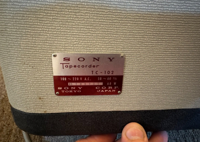 1961 Sony Tapecorder TC 102 - s l1600 3